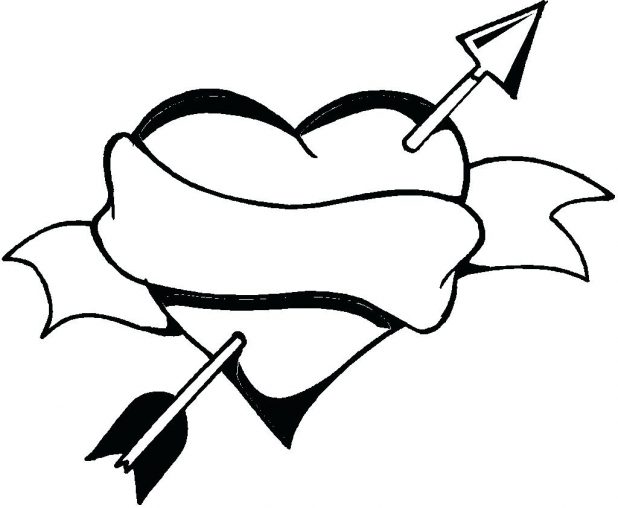 618x508 Click This Size Link 119 Exciting Coloring Pages Of A Heart Hearts