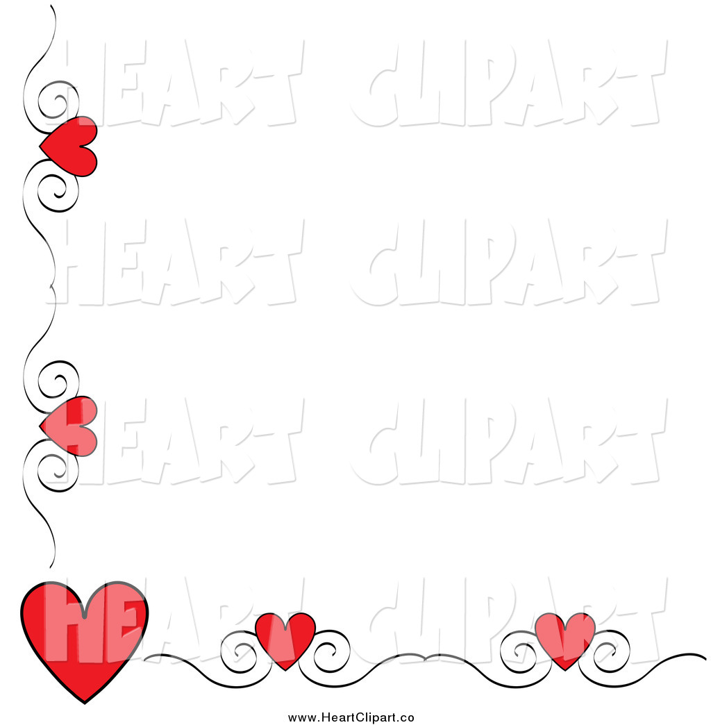 1024x1044 Red Heart Borders Clipart
