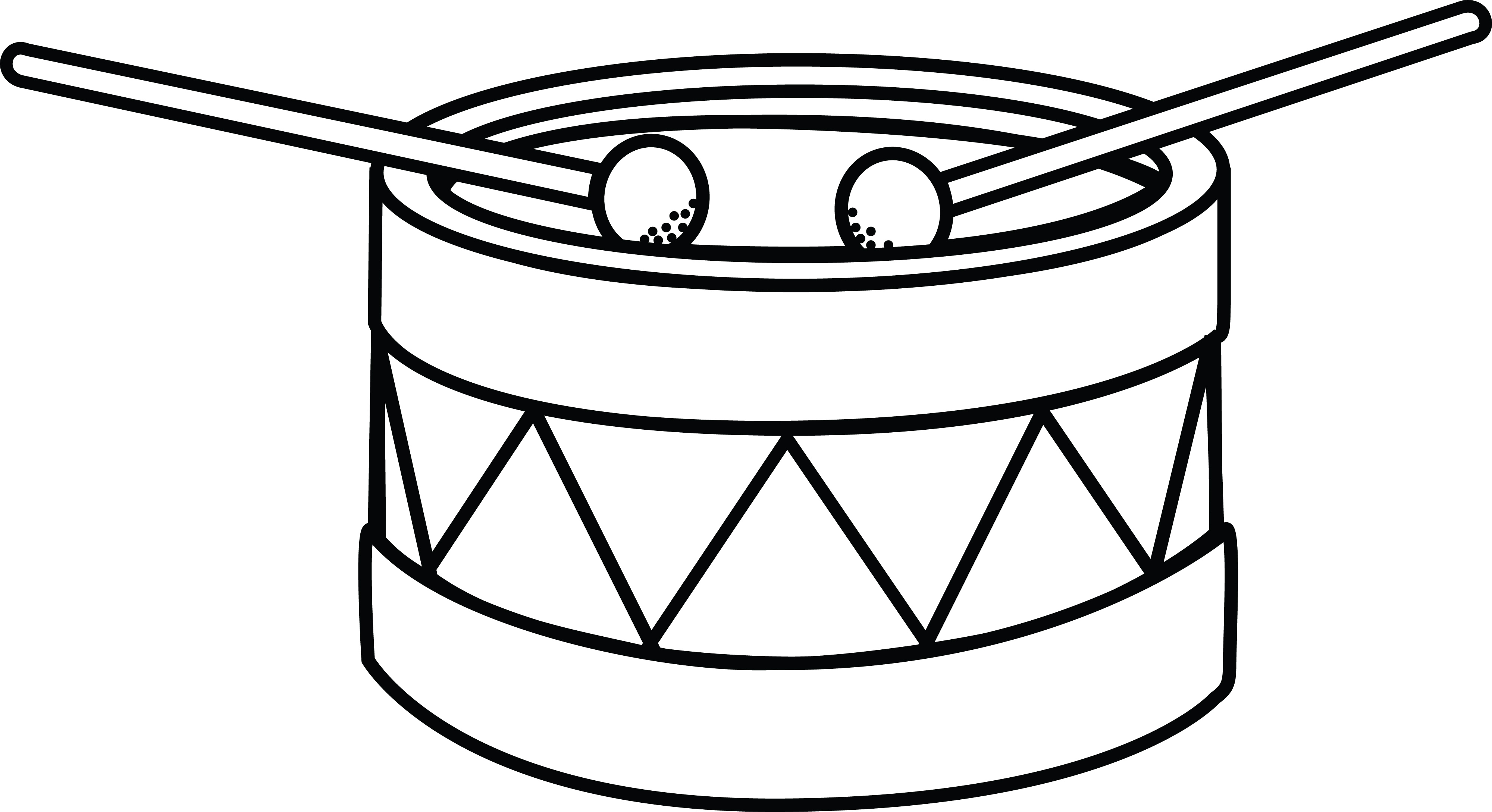4000x2177 Clipart Of A Drum
