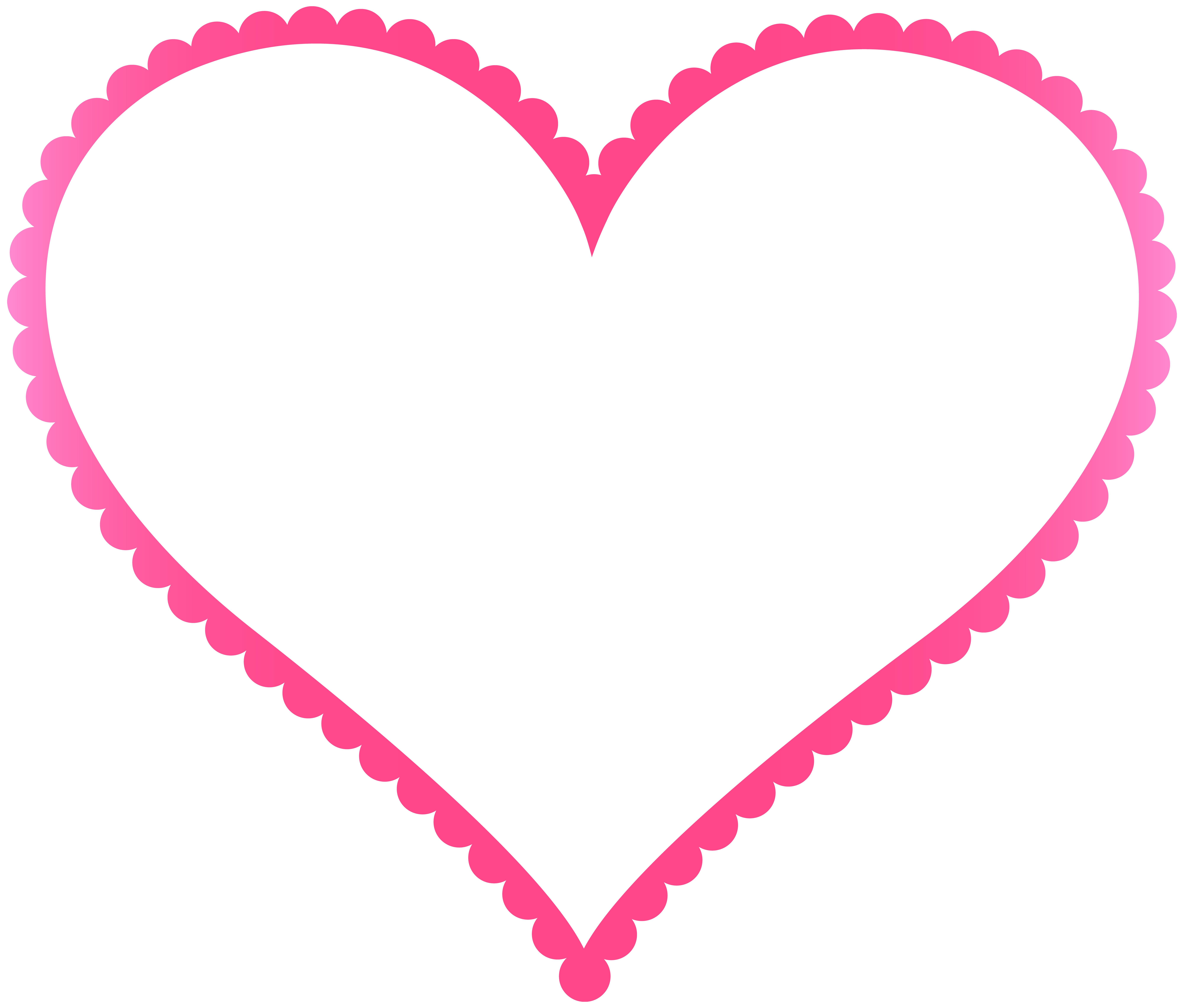 8000x6810 Pink Heart Border Frame Transparent Png Clip Artu200b Gallery