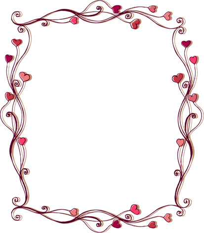 413x472 Set Of Heart Frame Vector Free Vector In Encapsulated Postscript