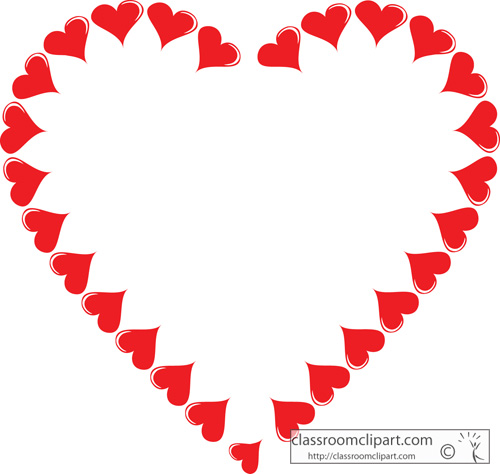 500x474 Heart Border Clipart