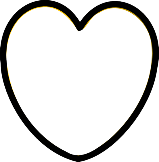 553x565 Heart Black And White Love Heart Clipart Black And White