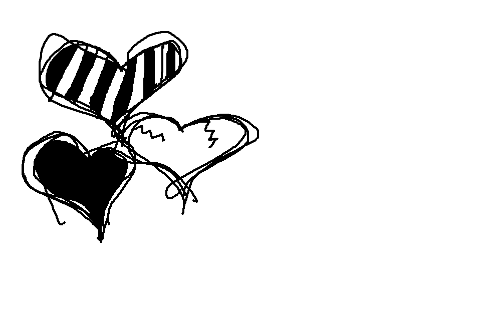 958x653 Black And White Hearts Backgrounds