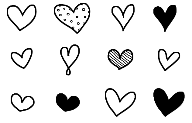 632x407 Simple Heart Clip Art Cliparts