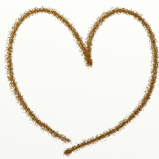 615x615 Gold Clipart Love Heart