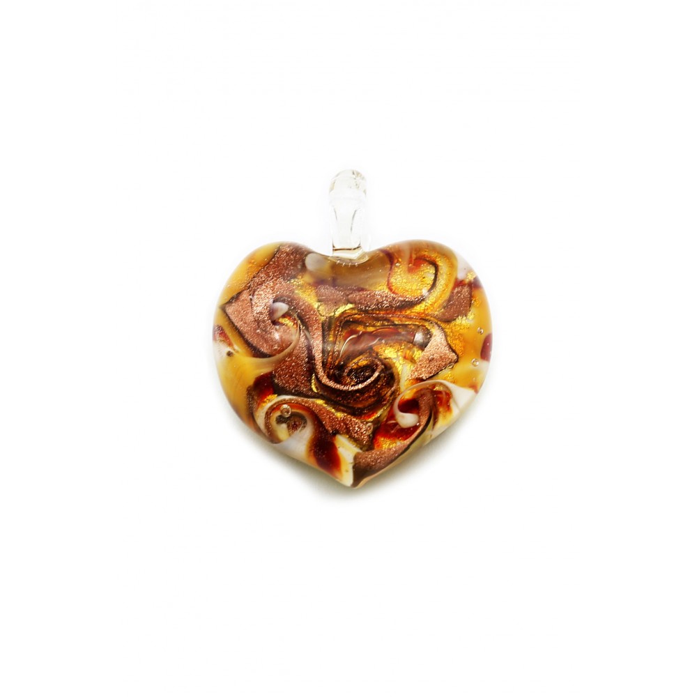 1000x1000 Pendant Passione Heart In Flames