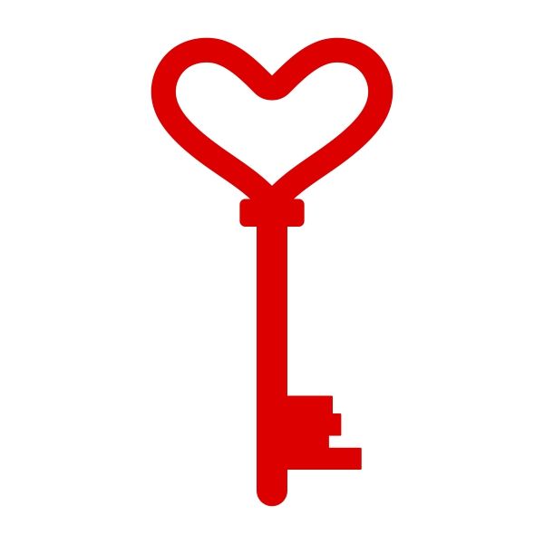 Heart Key Clipart
