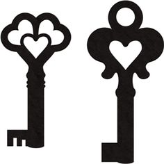 236x236 Heart Key Clipart