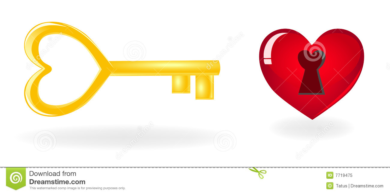 1300x647 Key Heart Clipart