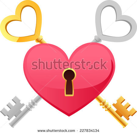 450x443 Key Clipart My Heart