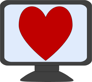 294x263 Online Love Clip Art