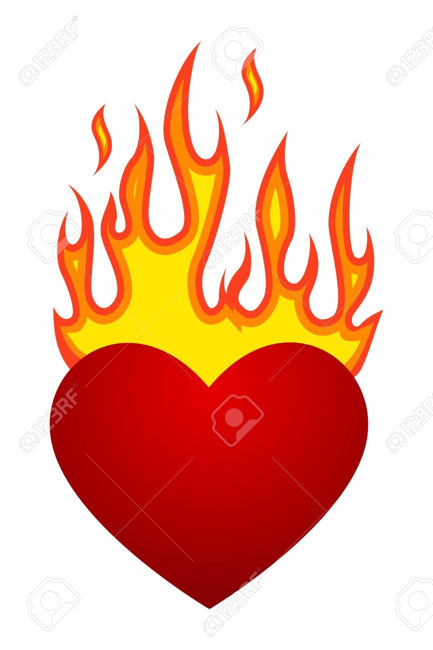 866x1300 Fire Clipart Passion