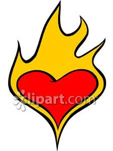 225x300 Red Heart On Fire