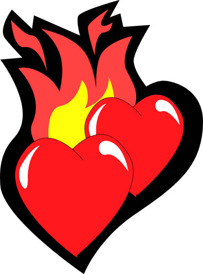 413x558 On Fire Clipart