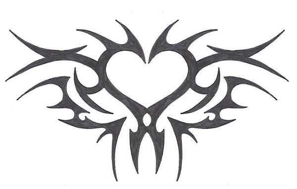 600x383 Tribal Heart By Mybeautifulsickness