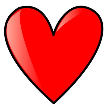 350x350 Free Clipart Heart