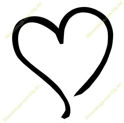500x494 Curly Heart Clipart Letters Example