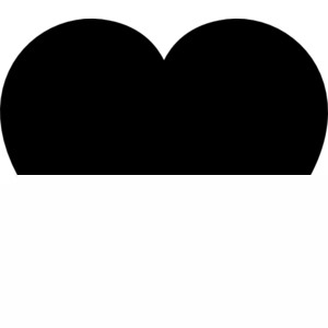 300x300 Clipart Heart Outline