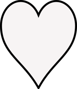 261x300 Heart Outline Png, Svg Clip Art For Web