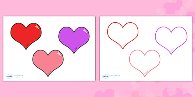 630x315 Valentine's Day Editable Heart Template