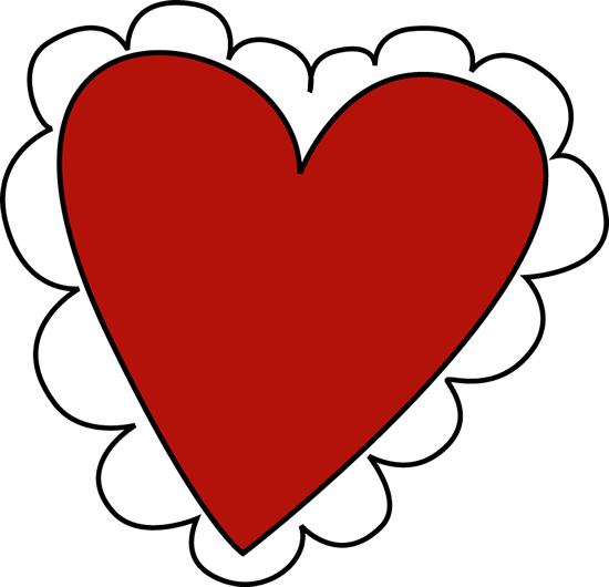 550x530 Valentine's Day Heart Clip Art