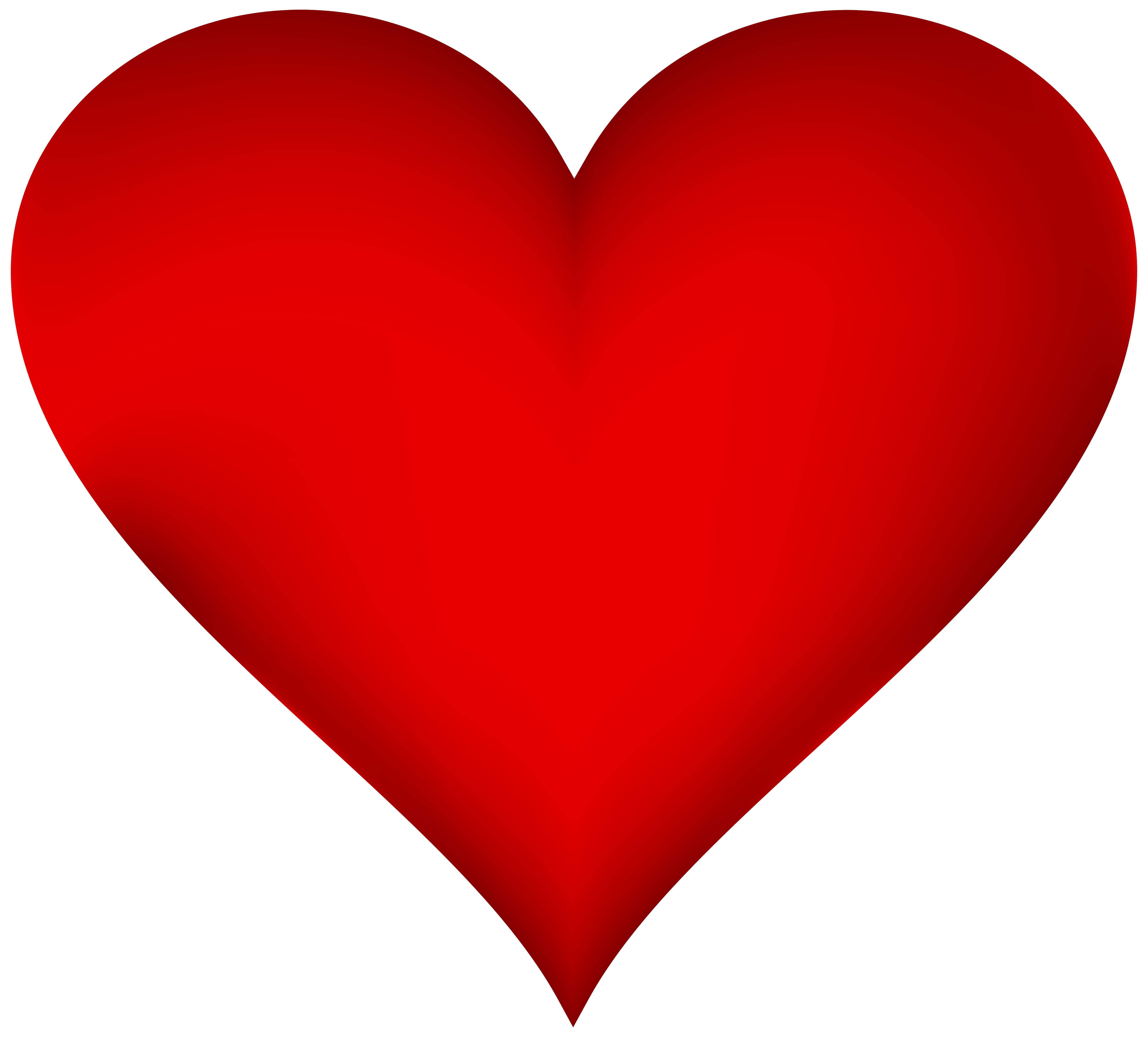 5000x4514 Heart Png Clipart