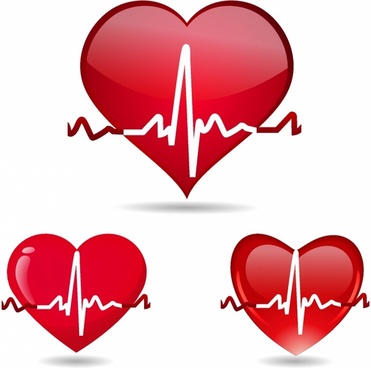 371x368 Heart Beat Vector Free Vector Download (4,128 Free Vector)