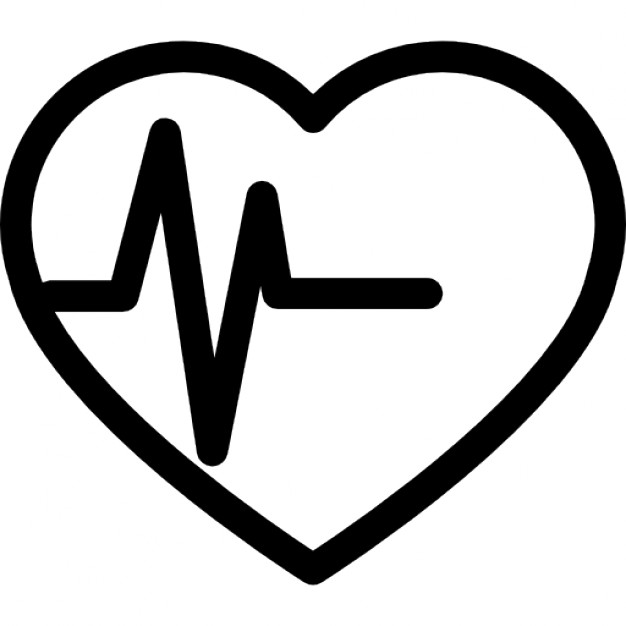 Heart Rate Clipart Black And White | Free download on ClipArtMag