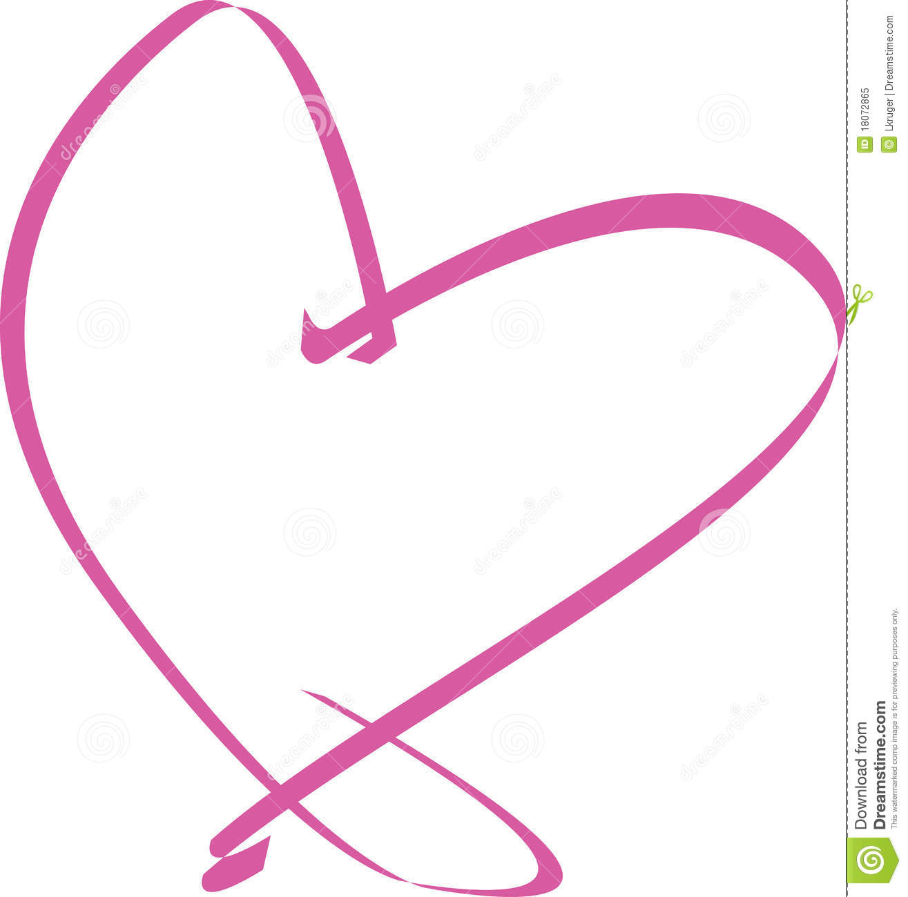 1315x1300 Ribbon Heart Clipart