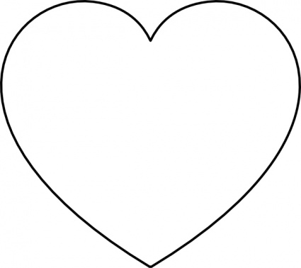 Heart Shape Clipart Black And White | Free download on ClipArtMag