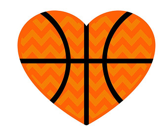 340x270 Heart Shaped Clipart Basketball