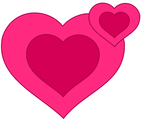 476x402 Clip Art Heart Shaped Gift Cliparts