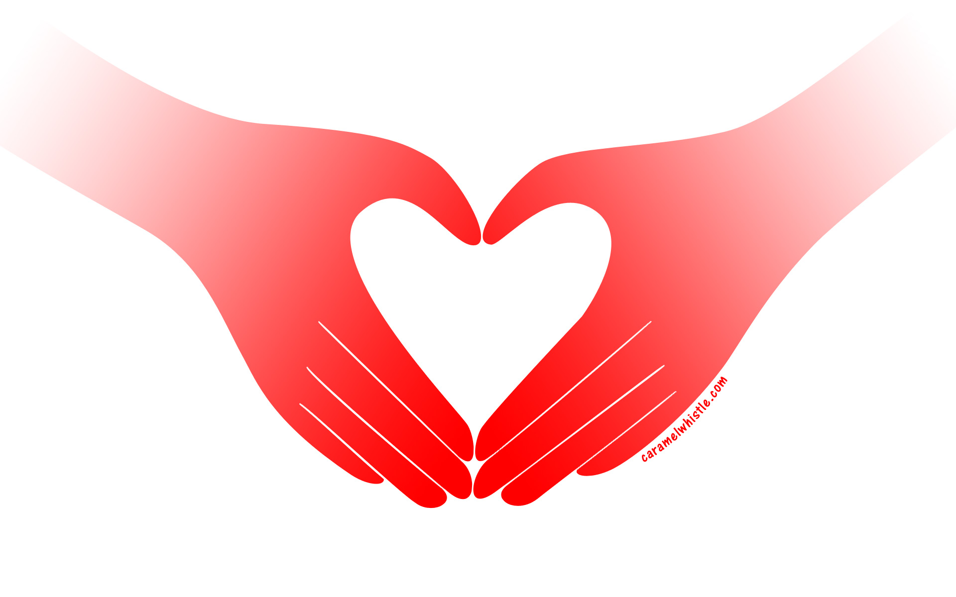 1920x1200 Heart Shaped Hands Clipart