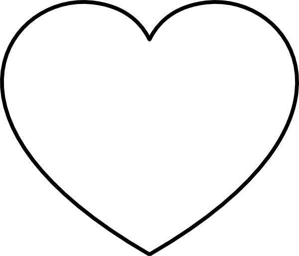 600x513 Best Photos Of Heart Shaped Clip Art Printable