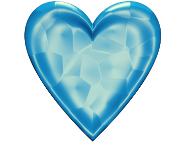 360x288 Blue Valentine Heart Transparent Background