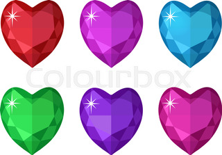 320x223 Diamond Heart Shape, Vector Format For Valentine Or Wedding