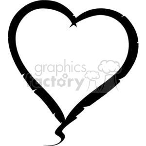 300x300 Royalty Free Black Hearts 381698 Vector Clip Art Image