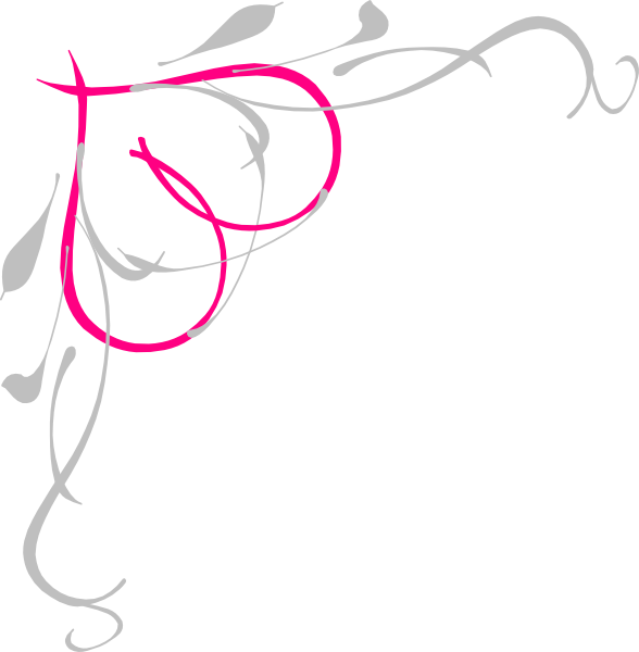 588x600 Vine Heart2 Clip Art