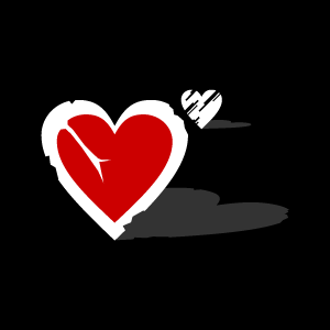 300x300 Heart Clipart