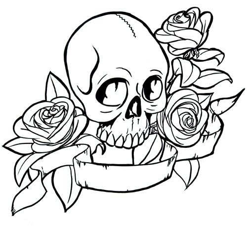 500x457 Coloring Pages Of Roses And Hearts Coloring