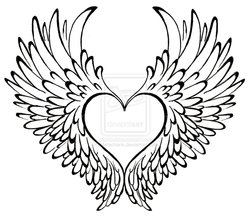 1024x887 Clipart Of Hearts With Wings And Roses