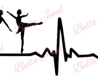 340x270 Gymnastic Svg Heartbeat Svg My Heart Beats For Gymnastics