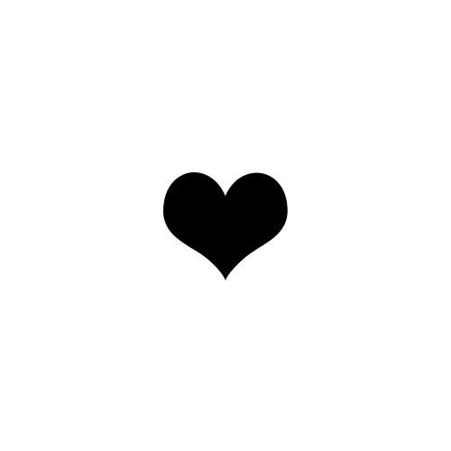 500x500 Black And White Heart Gif
