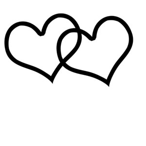 300x300 Heart Black And White Heart Black And White Heart Clipart Hearts 5