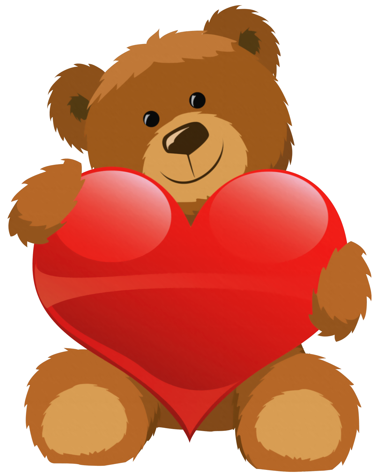 1285x1632 Hearts Clipart Bear