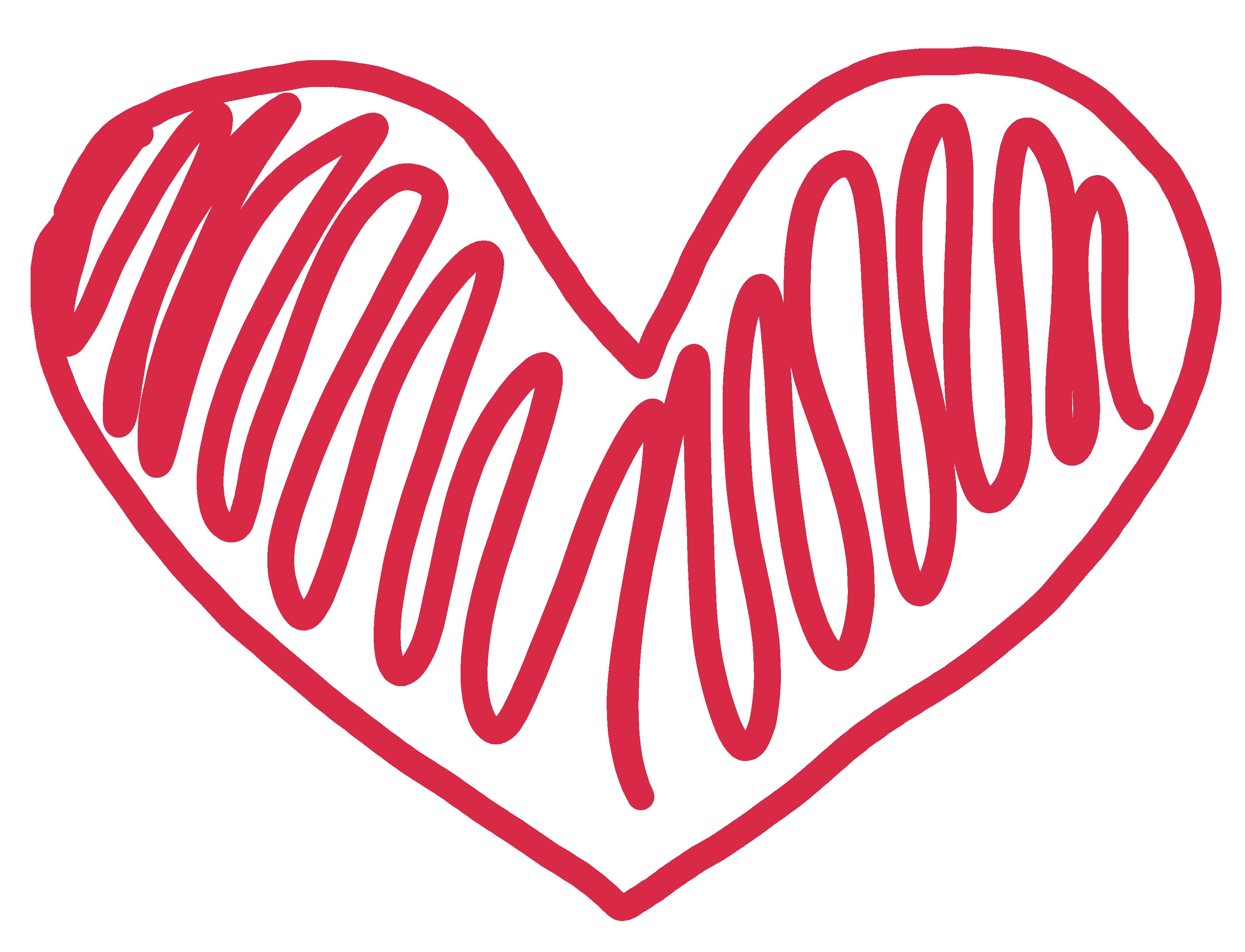 3292x2517 Heart Shaped Clipart Open Heart