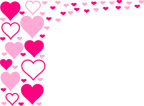 600x444 Heart Border Clipart