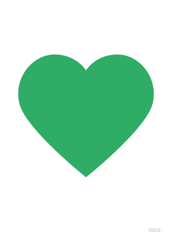 731x1024 Green Clipart Love Heart