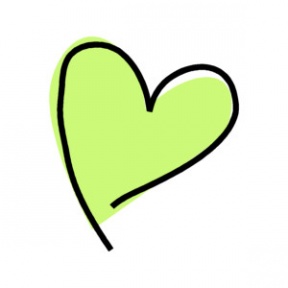 288x288 Lime Green Heart Clip Art